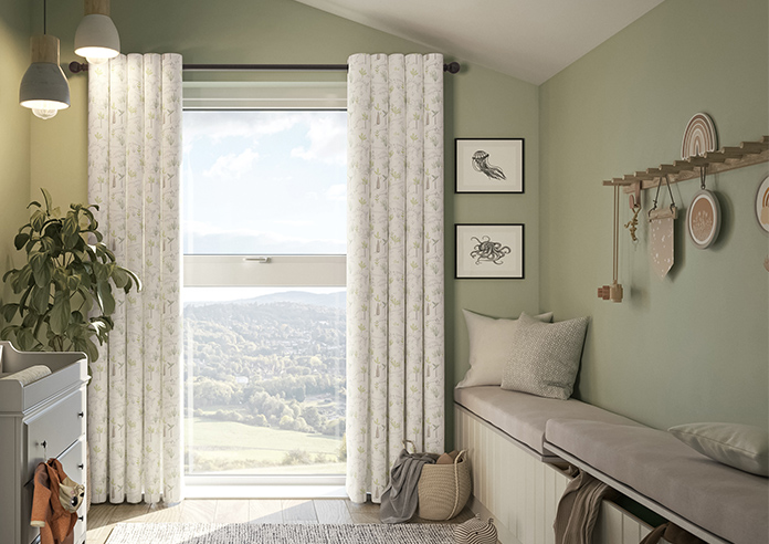 Dino Park, Forest - Made to Measure Curtains - Image 3